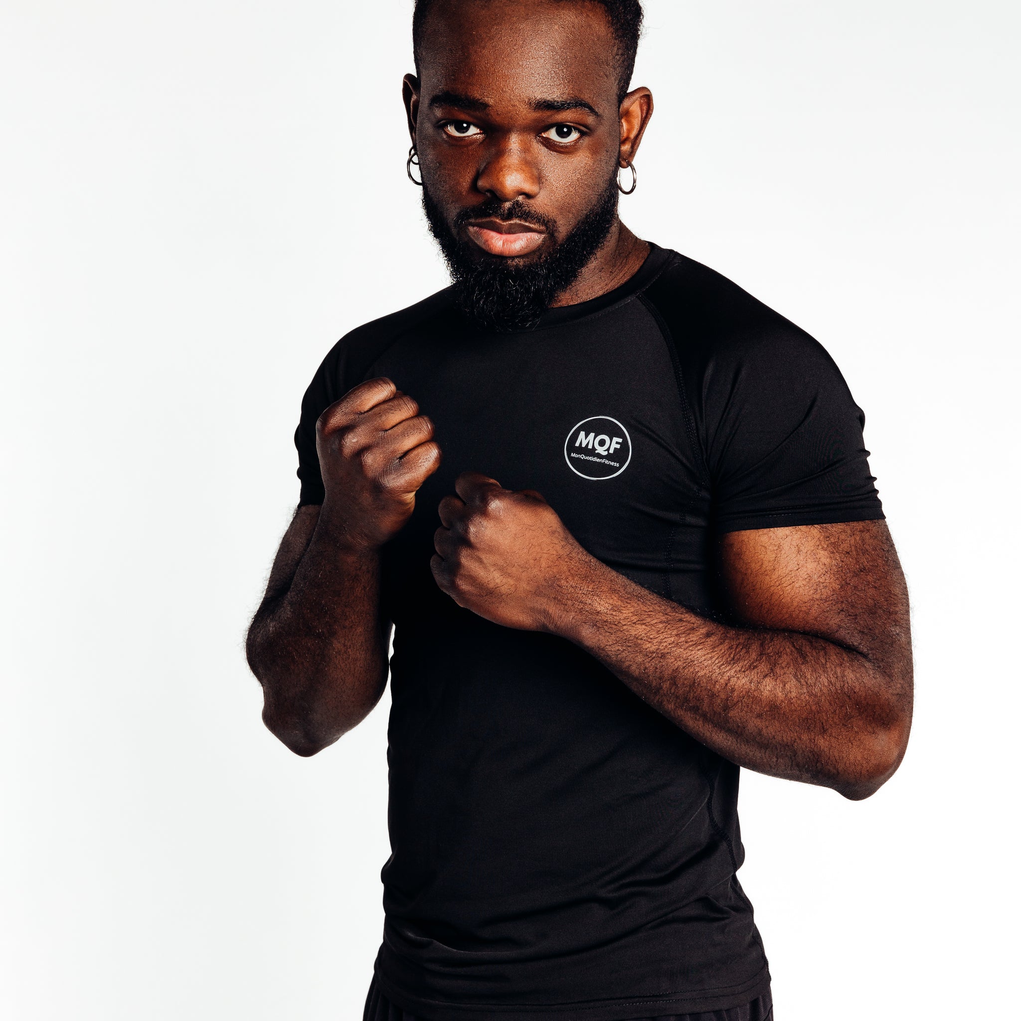 T-shirt fitness - Vêtement de sport - Noir