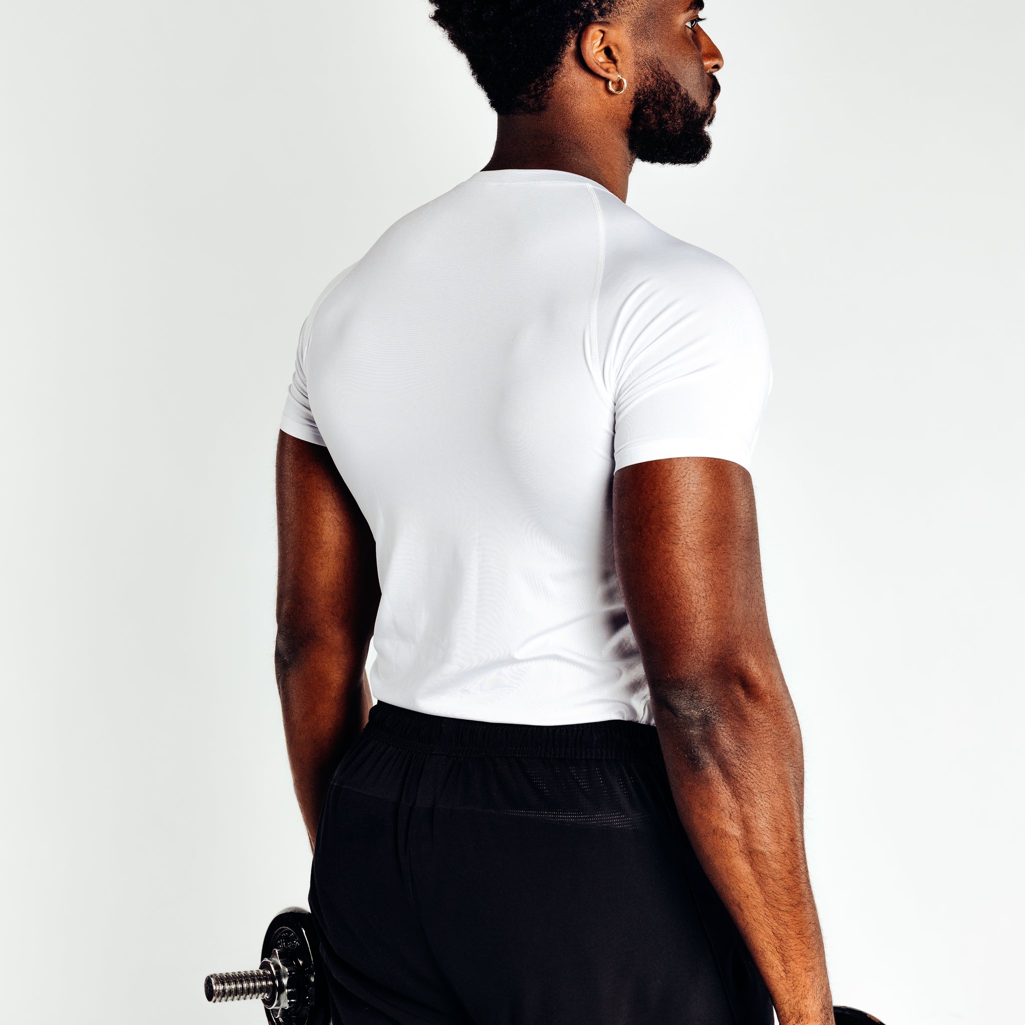 T-shirt fitness - Vêtement de sport - Blanc